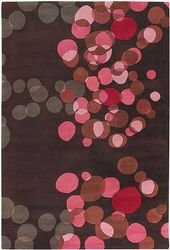 2' x 3' Hand-tufted contemporary Rug New Zealand Wool