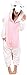 UBeauty Unisex-adult Kigurumi Onesie Unicorn Pajamas (M, light pink)