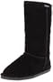 BEARPAW Women's Eva 12" Shearling Boot,Black,8 M US