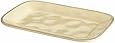 Rachael Ray 57251 Cucina Dinnerware Stoneware Rectangular Platter, 8-Inch by 12-Inch, Almond Cream