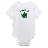 Personalized Sam Samzilla Dinosaur Baby Infant Toddler Kids Onesie, Birthday Collection