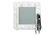 Kitchen & Housewares : Present Time Mirror Leaves White L 40cm x W 40cm Designed by Jette Scheib