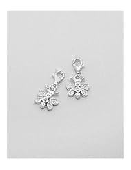 Butterfly CZ Charm In 92.5 Sterling Silver