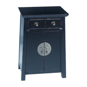 Asian Cabinet (Ebony) (30H x 20.5W x 14D)