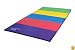 Tumbl Trak Purple, Pink, Light Blue, Lime Green, Yellow Bright Pastel Tumbling Panel Mat with 2-Feet Folding Panels, 5-Feet Width x 10-Feet Length x 1-3/8-Inch Height