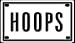Hoops 2 1/4 X 4 Aluminum Die-cut Sign