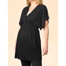 Buy A Pea in the Pod: Elbow Sleeve V-neck Empire Waist Maternity Tunic by A Pea in the Pod