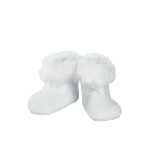 Adora 20" Baby Doll Shoes Shoe White Fur Trim Boot