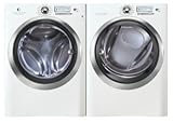 Electrolux Wave Touch White 4.42 cu ft (DOE) Steam Front Load Washer and Steam GAS 8.0 Cu Ft Dryer Set EWFLS70JIW_EWMGD70JIW