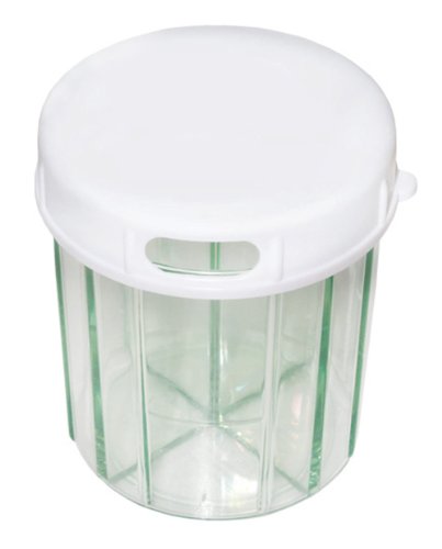 Pill Dispenser - 6 Sections - Perfect for Vitamins or Medications