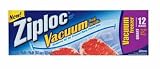 Ziploc Vacuum Pump Refill Bags, Quart Size, 12 Count
