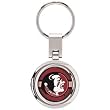 Florida State University Domed Metal Keychain