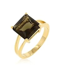 Smokey Topaz Ceste Di Amore Ring