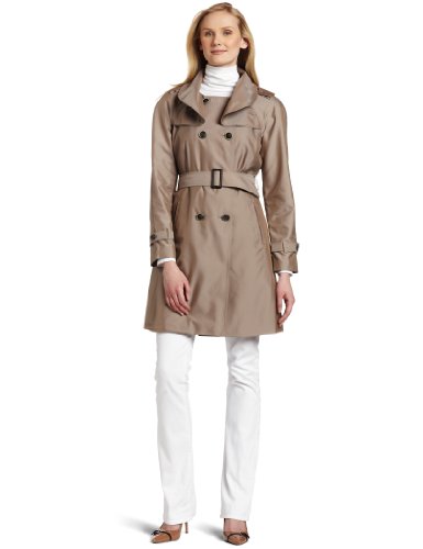 AK Anne Klein Womens Trench Coat