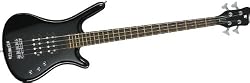 Warwick Corvette $$ Bass Guitar (4 String, Black, High Polish)