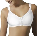  : Bali Women's Double Support Cotton Stretch Wire-Free Bra, White, 34D