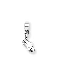 Sports Shoe Charm in Silver for 3mm Charm Bracelets