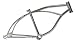 ALL CHROME STANDARD LOWRIDER FRAME / LOW RIDER/CHOPPER