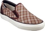 Converse Womens Skid Grip EV Slip-On Brown Plaid/Chocolate Basketball