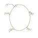 Bling Jewelry .925 Sterling Silver Multi Dragonflies Ankle Bracelet