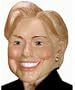 Adult Hillary Rodham Clinton Costume Mask