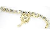 Search : Signature Diamond Accent Palm Tree Bracelet 18K GOLD OVER STERLING