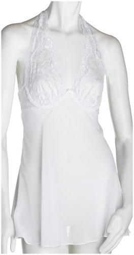 Cinema Etoile Women's Halter Chiffon Babydoll