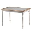 Tile Top Dining Table - White/ Natural
