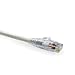 Leviton 6D460-7W eXtreme 6+ SlimLine Patch Cord, CAT 6, 7-Foot Length, White