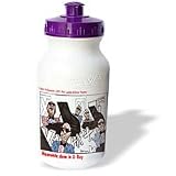 Londons Times Funny Medicine Cartoons - Meanwhile Down In X-Ray -Ray Charles Memorial- - Water Bottles