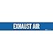 Brady 7100-1, 90228 Self-Sticking Vinyl Pipe Marker, (Pack of 50 Cards)