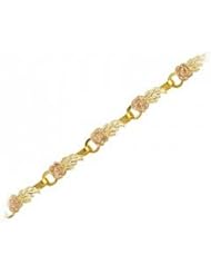 Black Hills Gold Rose Bracelet