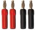 Acoustic Research Performance Series Speaker Banana Plugs - 2 Pair - Model AP-307 Banana-Plug Connectors