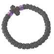 Knotted wool wrist chotki chaplet Rosary with Knotted Cross (33 Knots)