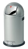 Hailo 0835-469 Gro&szlig;raum-Abfallbox KickMaxx 35, silber