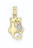 14K .05CT DIA CAT PENDAND - GH16737