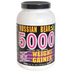 Russian Bear 5000-Vitol 5000 Calorie Weight Gainer, 4lb Vanilla