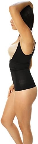 Koketa Women's Body Siluet Latex Camiseta Senos Libres Sculpting Shapewear-Large