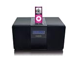 Nortek - Enceinte Blues 36W bois pour Ipod/MP3/MP4 - Radio - Réveil - Gestion Ipod