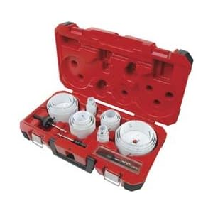 Milwaukee 49-22-4185 28-Piece All Purpose Professional Ice Hardened Hole Saw Kit by Milwaukee
