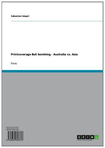 Printcoverage Bali bombing - Australia vs. Asia