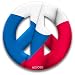 Peace Sign Magnet of Czech Republic by MEYOTO