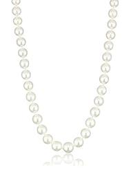Radiance Pearls "Pearl Jewelry" 14K Gold Clasp 9-11mm White South Sea Cultured Pearl Necklace