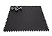 Wonder Mat Quality Multipurpose Anti-Fatigue Extra Thick Mats (Set of 4), Black, 2' x 2'