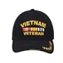 9321 Black Vietnam Veteran Insignia Cap (Adj.)