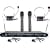 Pyle PDWM4300 4 Mic VHF Wireless Microphone System