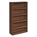 The Hon HLM65BC.F Foundation Bookcases, 32.06w X 13.81d X 65.38h, Shaker Cherry