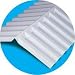 Suntuf Ridge Cap Flashing - 108653 4Ft. 2X12 Cl Rid Cap Flash