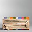 Coach Bonnie Slim Envelope Wallet Clutch Bag 42567 Stripe