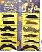 Self Adhesive Set 12 Fake Mustaches Costume Party Disguise